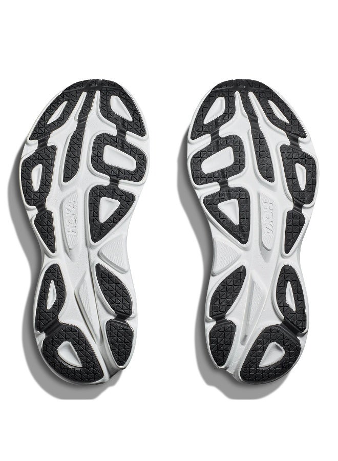 Hoka Men's Breathable Cross Training Shoes, Medium Round Toe White Black - Image 4